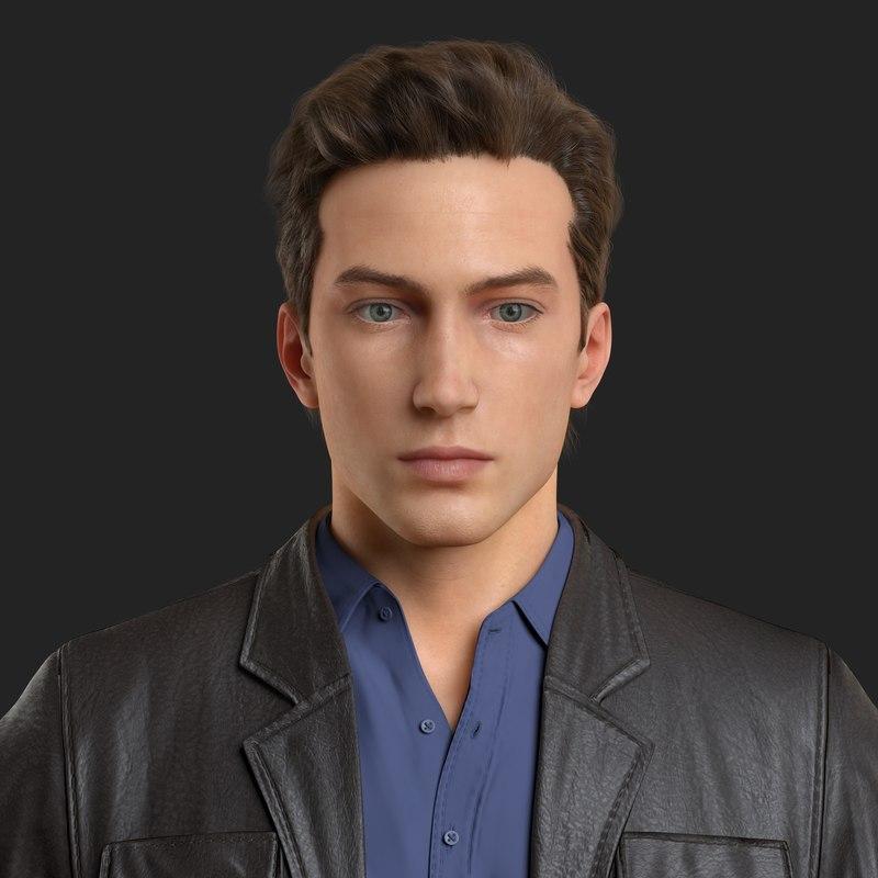 Realistic Man Model Mark - 3d Model | Best Of 3d Models