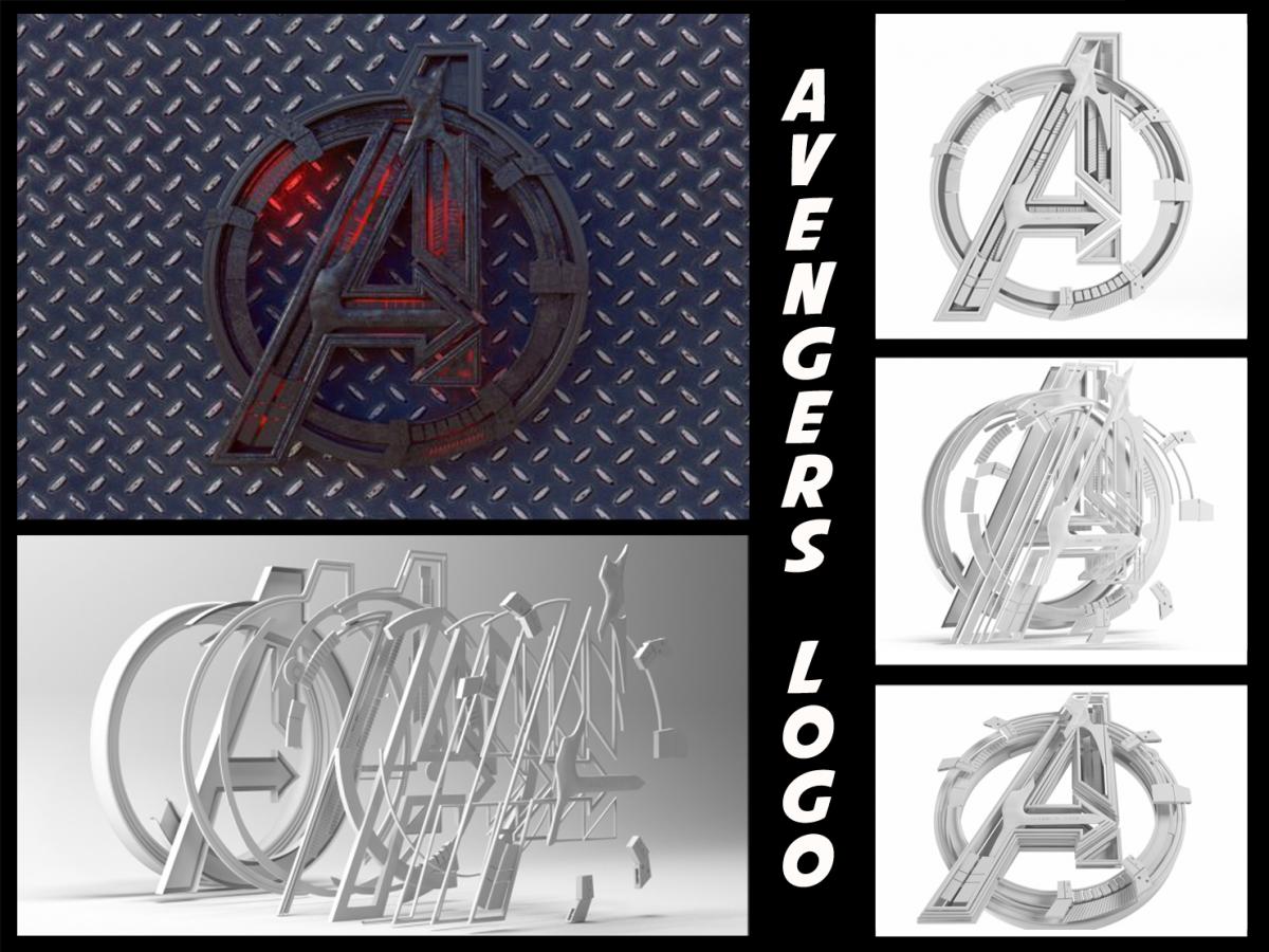 Avengers Logo by MorCCa | Download free STL model | Printables.com