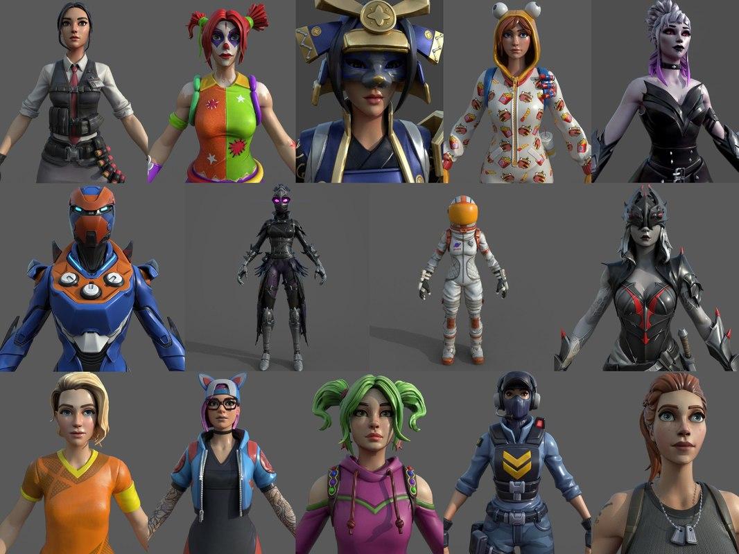 Fortnite Female Characters List 3850